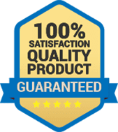 100% Satisfaction Quality Product Guaranteed logo