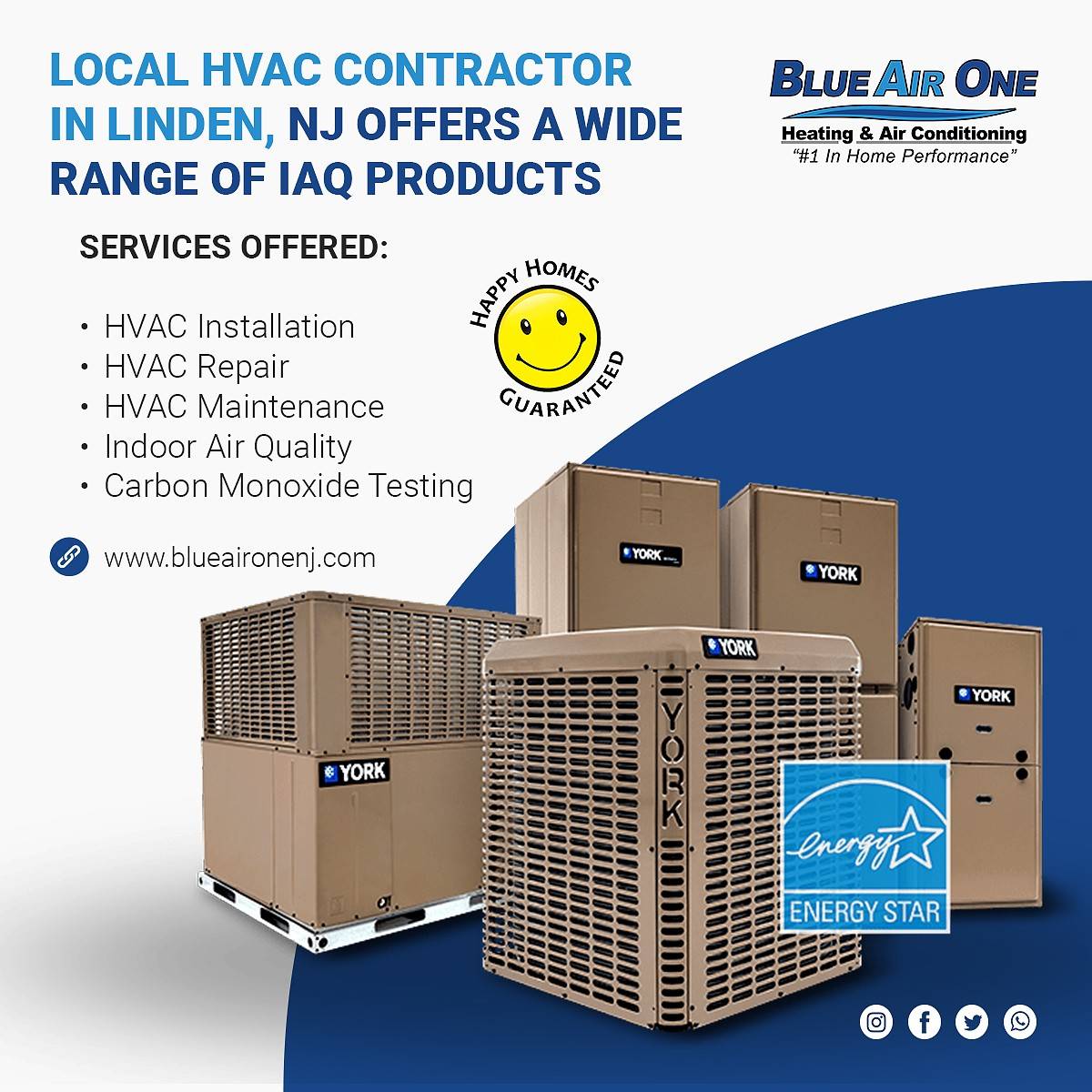 Local HVAC Contractor in Linden, NJ Offers a Wide Range of IAQ Products